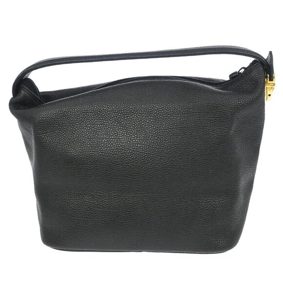 Yves Saint Laurent Black Leather Handbag 136228 - Picture 2 of 15